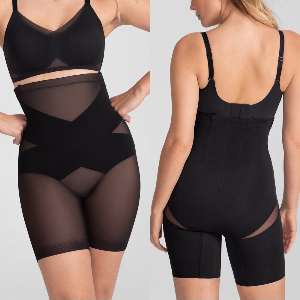 NWOT Honeylove SuperPower Short High Compression in Black Plus Size 1X